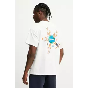 Puma tricou din bumbac Spicy Dylan culoarea alb, cu imprimeu, 630671 imagine