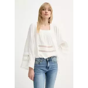 MUNTHE bluză UROSE culoarea alb, uni, 255101825521 imagine