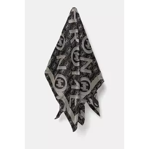 Marella eșarfă de mătase NERVI culoarea negru, cu imprimeu, 2513541047200 imagine