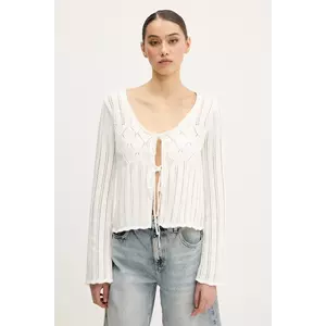 Hollister Co. cardigan culoarea bej, KI350-5239 imagine