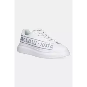Just Cavalli sneakers din piele culoarea alb, 78QA3SBCZPA95003 imagine