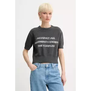 The Kooples pulover din amestec de lână culoarea gri, FPUL30012K imagine