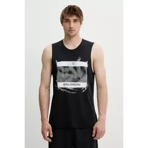 MM6 Maison Margiela tricou x Salomon culoarea negru, SH0NL0005.M20101 imagine