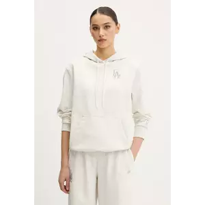 New Era bluză culoarea gri, cu glugă, melanj, 60596479 imagine