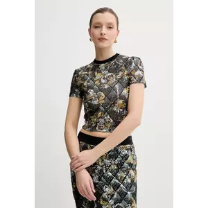 Versace Jeans Couture tricou culoarea negru, 78HAH602 JS443 imagine