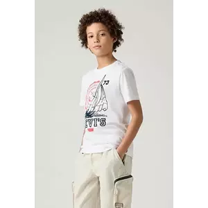 Levi's tricou COASTAL CLUB TEE culoarea alb, cu imprimeu, 9EM281 imagine