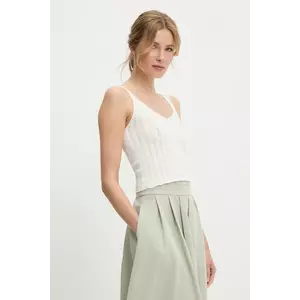 Answear Lab bluza culoarea alb, neted imagine