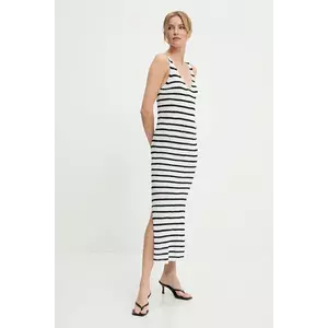 Answear Lab rochie culoarea alb, maxi, mulată imagine