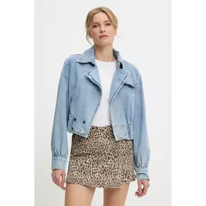 Answear Lab geaca jeans de tranzitie, oversize imagine