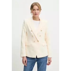 Answear Lab sacou culoarea bej, un singur rand de nasturi, neted imagine