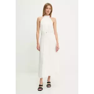 Answear Lab rochie culoarea alb, maxi, evazată imagine