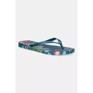 Ipanema șlapi VERAO TROPIC culoarea verde, cu toc plat, 27197-BB266 imagine