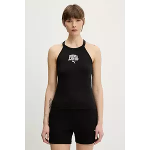 Puma top culoarea negru, 685040 imagine