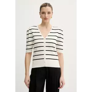 Morgan bluză MFOLK culoarea bej, in dungi, MFOLK imagine