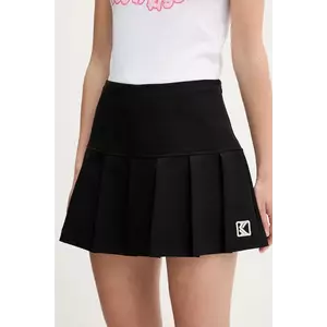 Karl Kani fustă culoarea negru, mini, evazati, 61610030 imagine