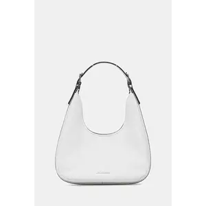 MICHAEL Michael Kors poșetă de piele culoarea alb, 30F4SY5H1L imagine