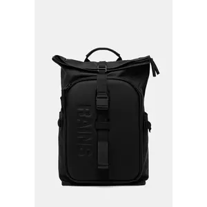 Rains rucsac Texel Moulded Backpack W3 culoarea negru, mare, uni, 13430.01 imagine