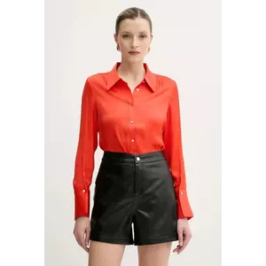 Morgan cămașă CLOU culoarea portocaliu, cu guler clasic, regular, CLOU imagine