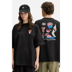 Kaotiko tricou din bumbac culoarea negru, cu imprimeu, AQ092-01-G002 imagine