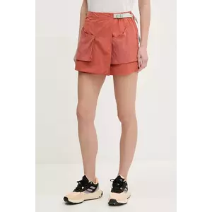 Columbia pantaloni scurți Cove Beach culoarea portocaliu, uni, high waist, 2119351 imagine