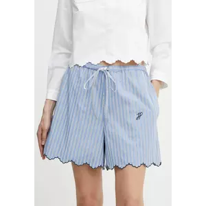 Patou pantaloni scurți din bumbac cu imprimeu, high waist, TR0460190 imagine