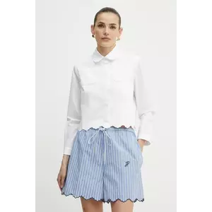 Patou cămașă din bumbac culoarea alb, cu guler clasic, regular, BL0380017 imagine