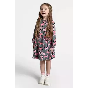 Coccodrillo rochie culoarea verde, mini, evazată, NOSTALGIC MEADOW GIRL KIDS imagine