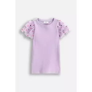 Coccodrillo tricou culoarea violet, REBEL GIRL KIDS imagine