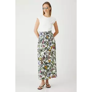 Medicine fusta culoarea bej, maxi, evazati imagine