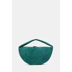 By Far geantă de piele întoarsă culoarea verde, MWBSB022KL007GR047PL imagine