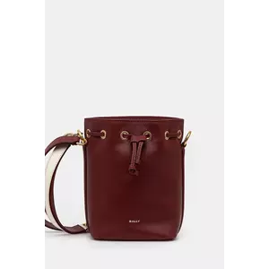 Bally poseta de piele culoarea rosu, WAO01V imagine