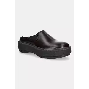 Sunnei slapi de piele CEMENTO culoarea maro, SHOXFLS009 imagine