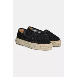 Answear Lab espadrile culoarea negru, cu platforma imagine