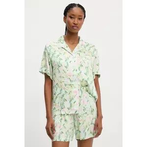 Answear Lab pijama femei, culoarea verde imagine