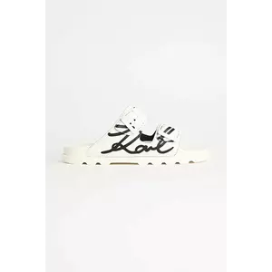Karl Lagerfeld papuci KONDO TRED femei, culoarea alb, KL80972 imagine