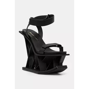 United Nude sandale de piele Vector culoarea negru, 108490116 imagine