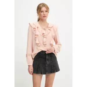 Answear Lab bluza femei, culoarea roz, neted imagine