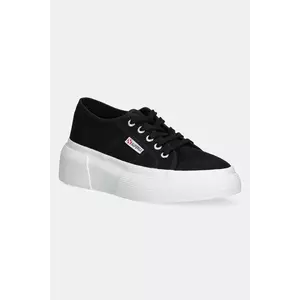 Superga tenisi BUBBLE culoarea negru, S2132LW imagine