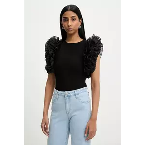 Answear Lab bluza culoarea negru, neted imagine