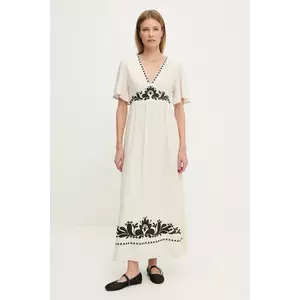 Answear Lab rochie culoarea negru, maxi, dreaptă imagine