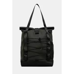 Rains geantă Trail Rolltop Tote Bag W3 culoarea verde, 13390 imagine