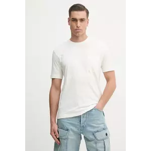 Marc O'Polo tricou din bumbac barbati, culoarea bej, uni, M23217651204 imagine