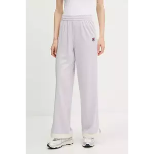 Fila pantaloni de trening Lorce culoarea violet, uni, FAW1012 imagine