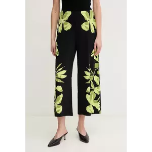 Joseph Ribkoff pantaloni culoarea negru, fason culottes, high waist, 251189 imagine