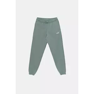 Puma pantaloni de trening pentru copii ESS 2 COLOR No. 1 Logo Sweatpants FL culoarea verde, uni, 685824 imagine