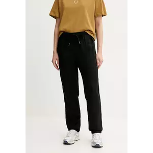 Picture pantaloni Chimany culoarea negru, drept, high waist, WJS0032 imagine