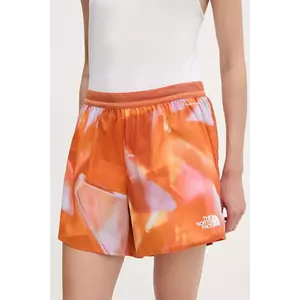 The North Face pantaloni scurți sport Sunriser 7in culoarea portocaliu, NF0A8BBT63K1 imagine