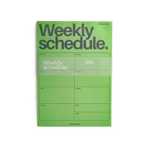 Helio Ferretti planificator saptamanal 21 x 29, 7 cm culoarea verde imagine