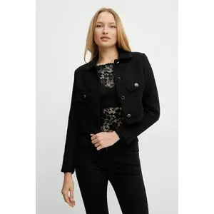 Morgan sacou VROXA culoarea negru, un singur rand de nasturi, uni, VROXA imagine