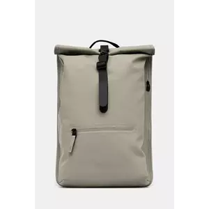Rains rucsac Rolltop Rucksack W3 culoarea verde, mare, uni, 13320 imagine